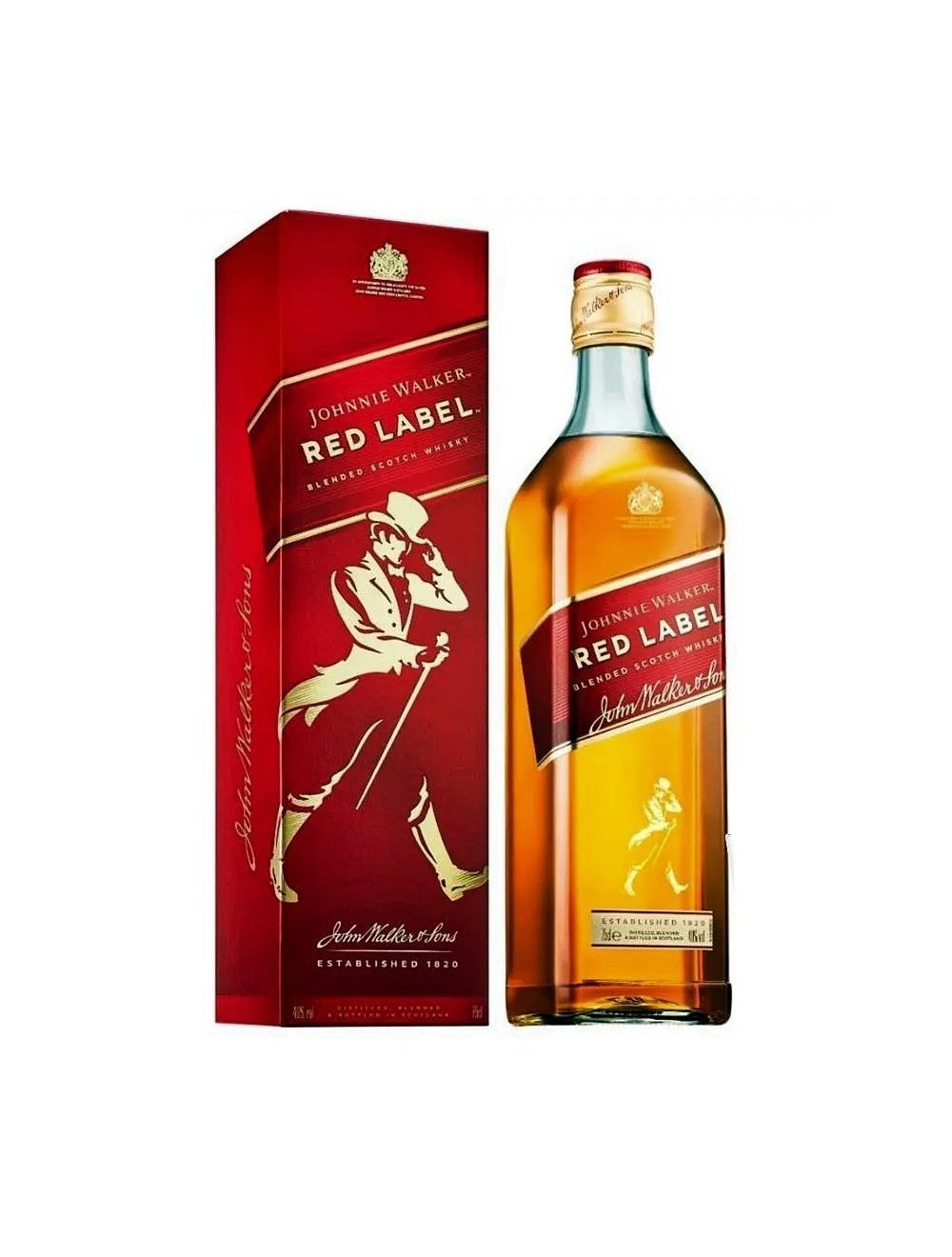 JOHNNIE WALKER 7% EXTRA RED LABEL 750ML 40%