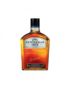 FATHERS DAY : Jack Daniel's Gentleman Jack - With Personalised Engraved Message.