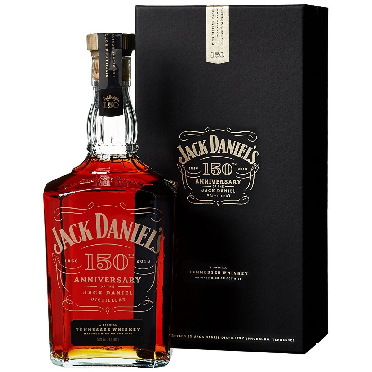 Jack Daniels 150th Anniversary Tennessee Whiskey Limited Edition 1000ml 50 abv